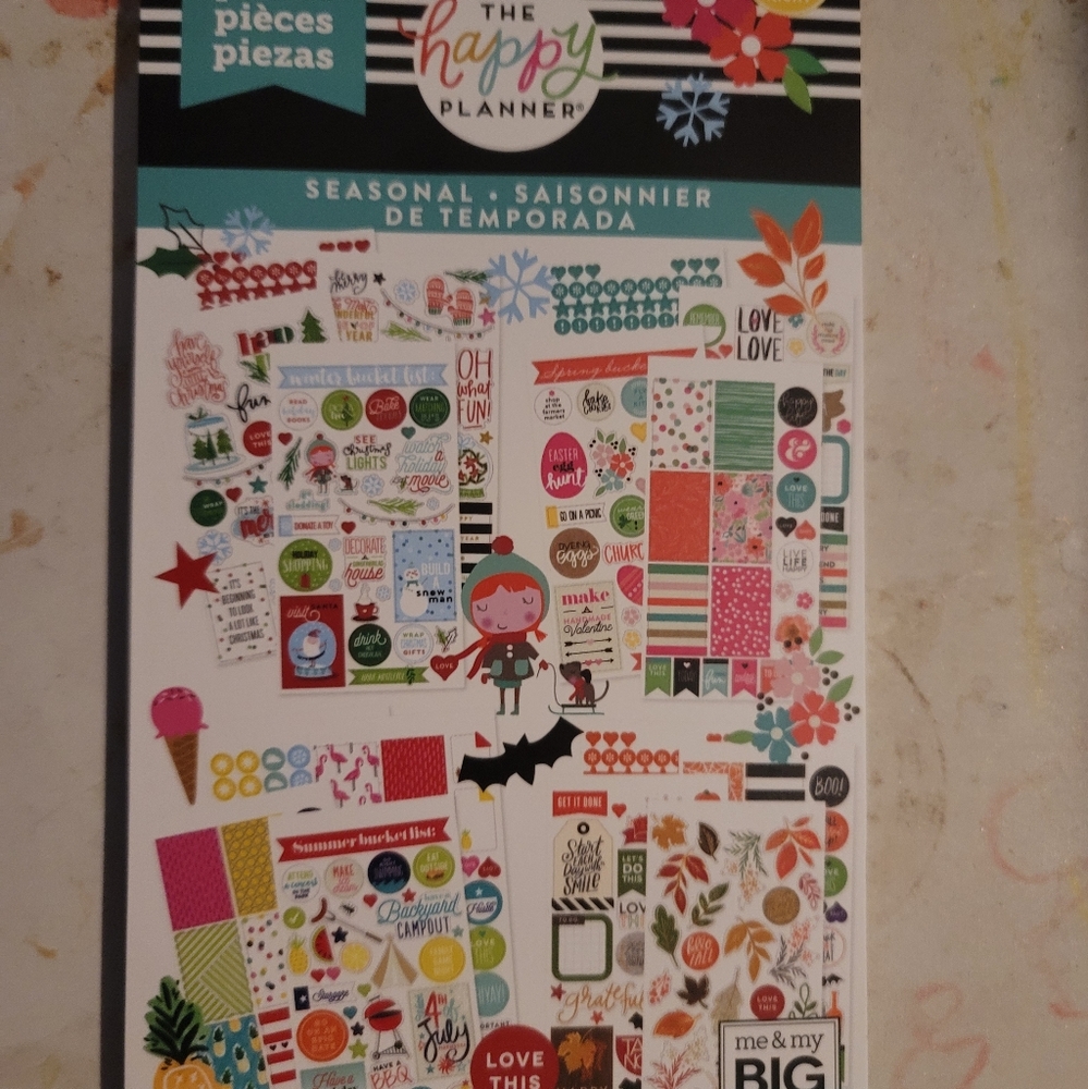 The Happy Planner Sticker Book -Seasons
